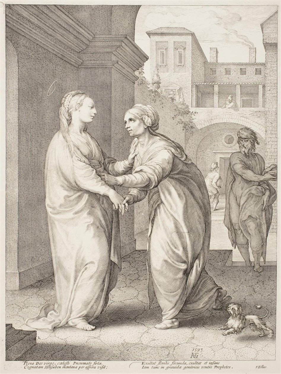 The Visitation by Hendrick Goltzius
