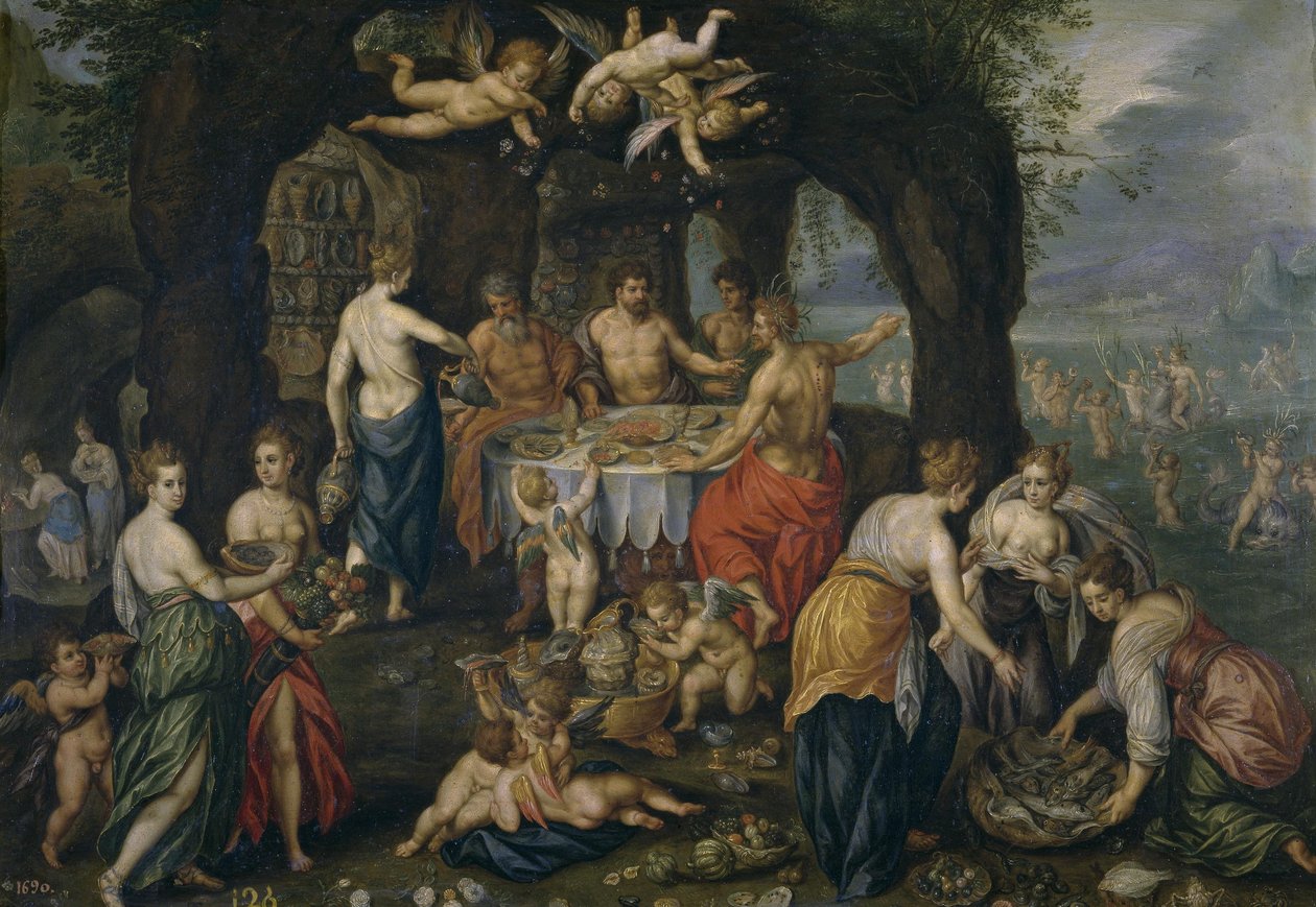 The Banquet of Achelous by Hendrick de Clerck