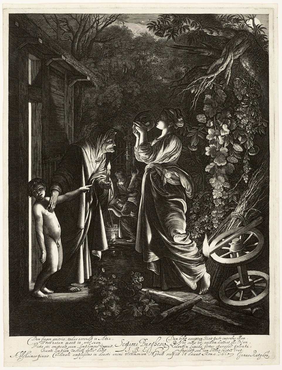The Mocking of Ceres by Hendrick von Goudt