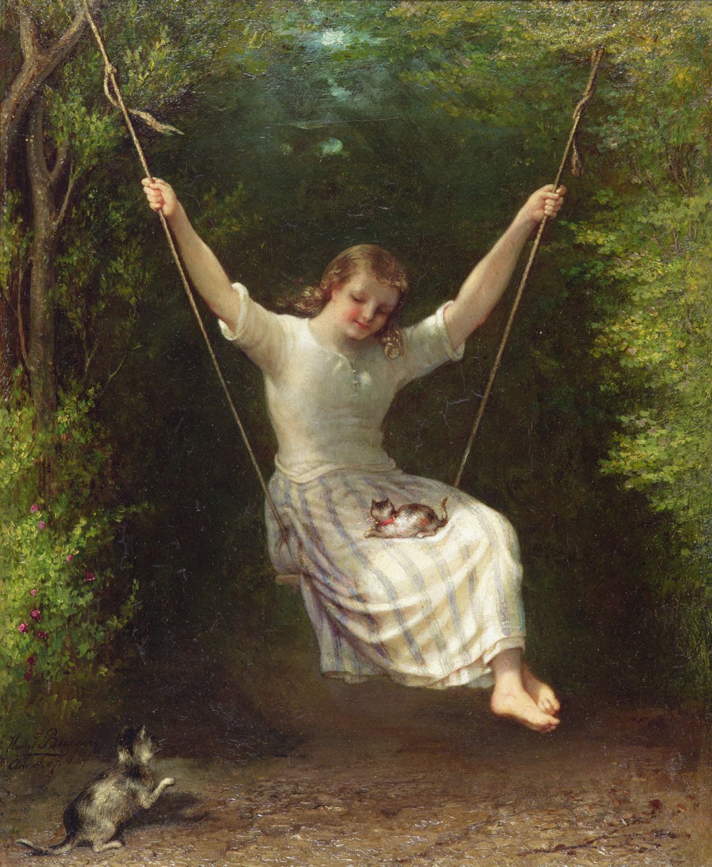 The Swing by Hendrieus Jacobus Burgers