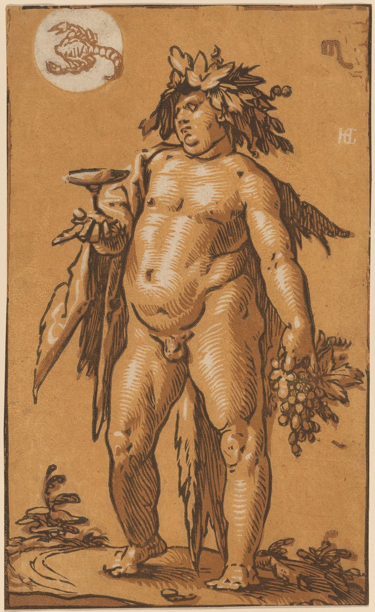 Bacchus by Hendrik Goltzius