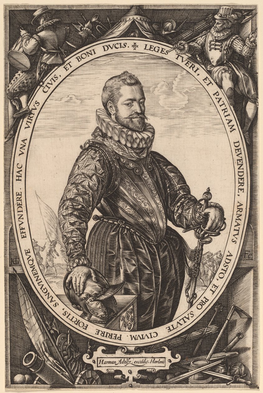 Jacques de la Faille by Hendrik Goltzius