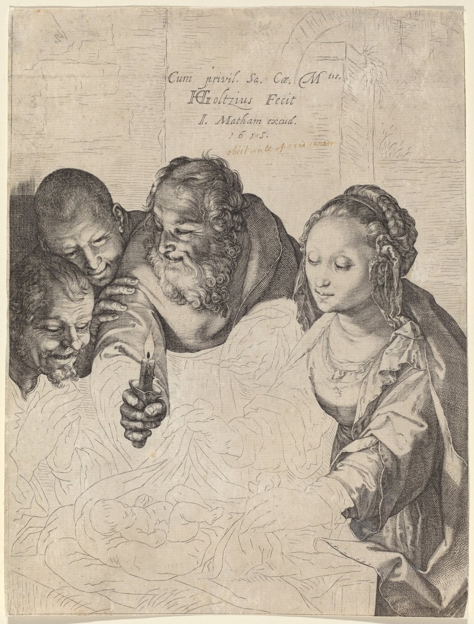 The Adoration of the Shepherds by Hendrik Goltzius