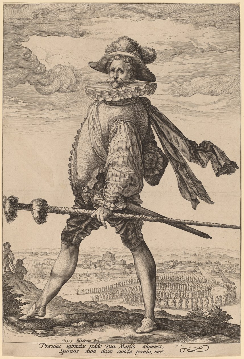 The Captain of the Infantry by Hendrik Goltzius