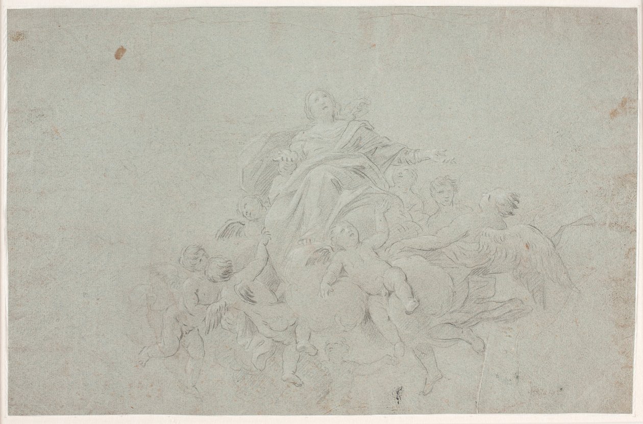 The Assumption of Mary. Composition Sketch by Hendrik Krock