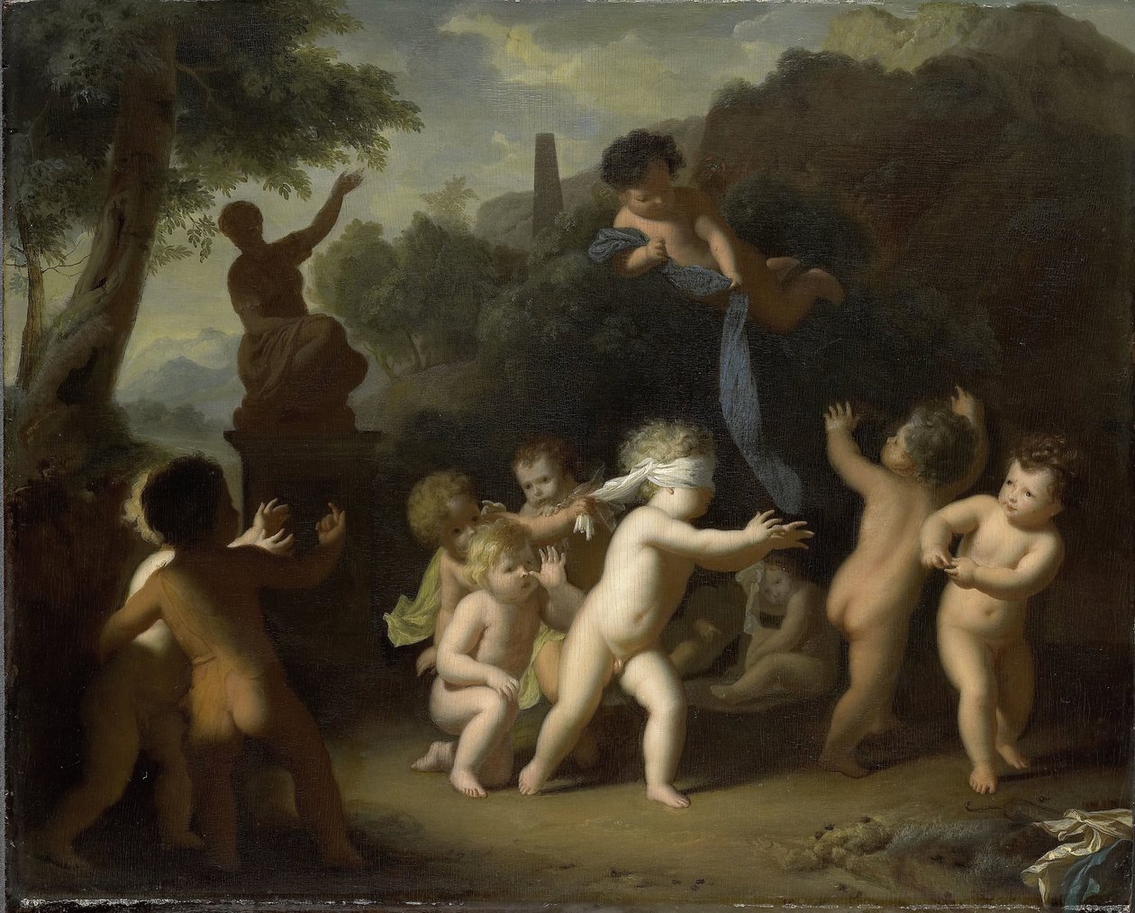Putti Playing by Hendrik van Limborch