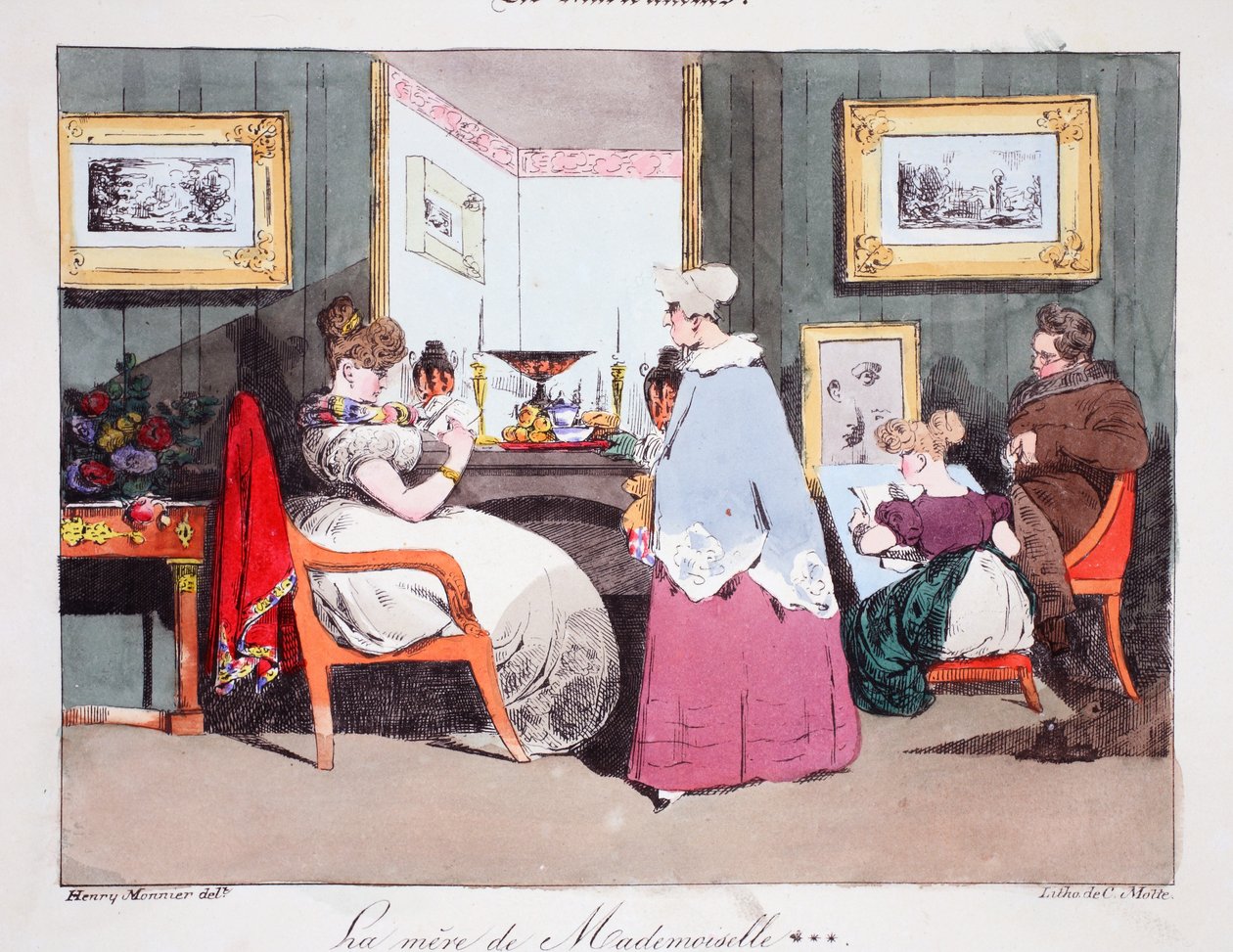 The Mother of Mademoiselle, illustration from 