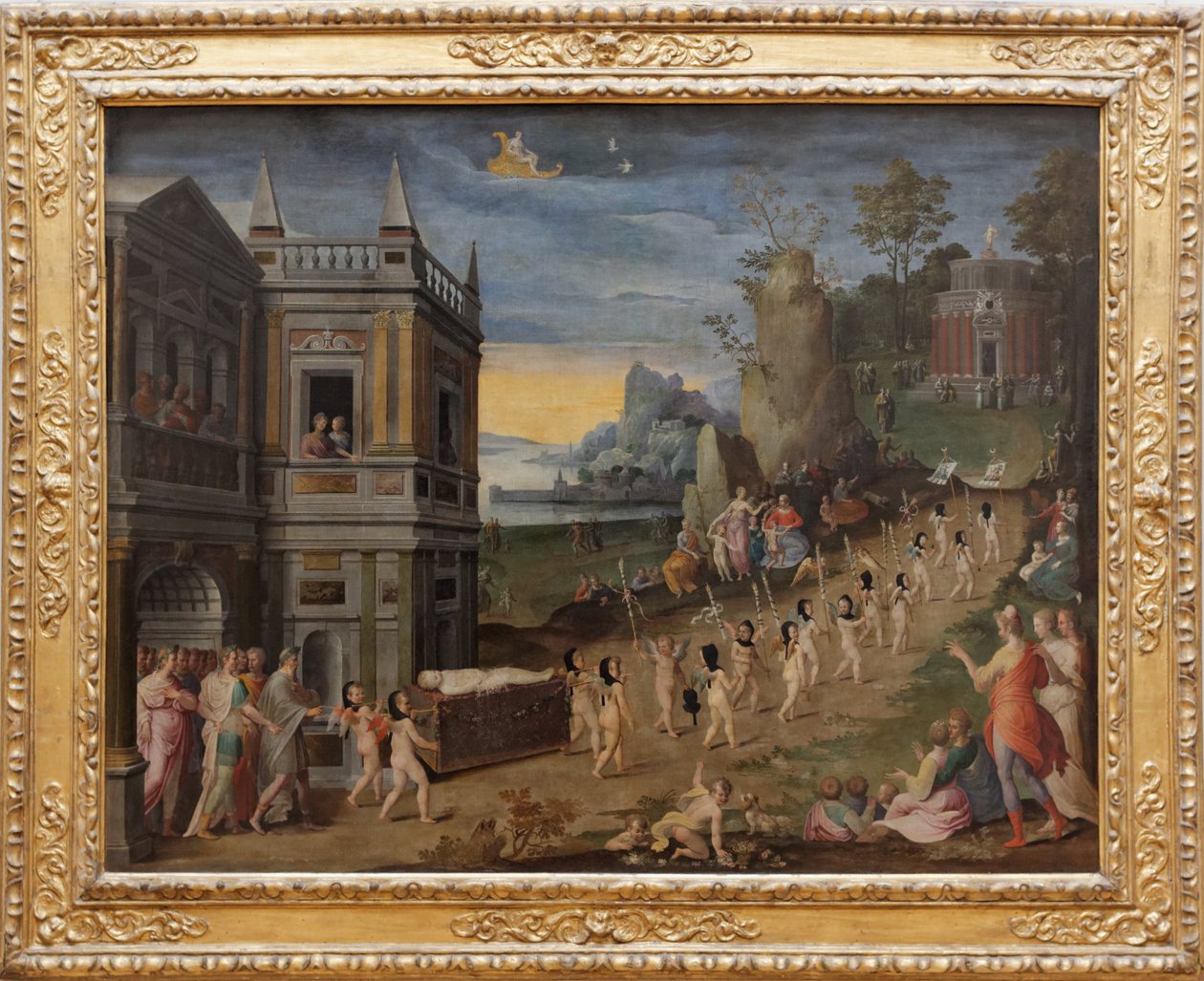 The Funeral Procession of Love by Henri Lerambert