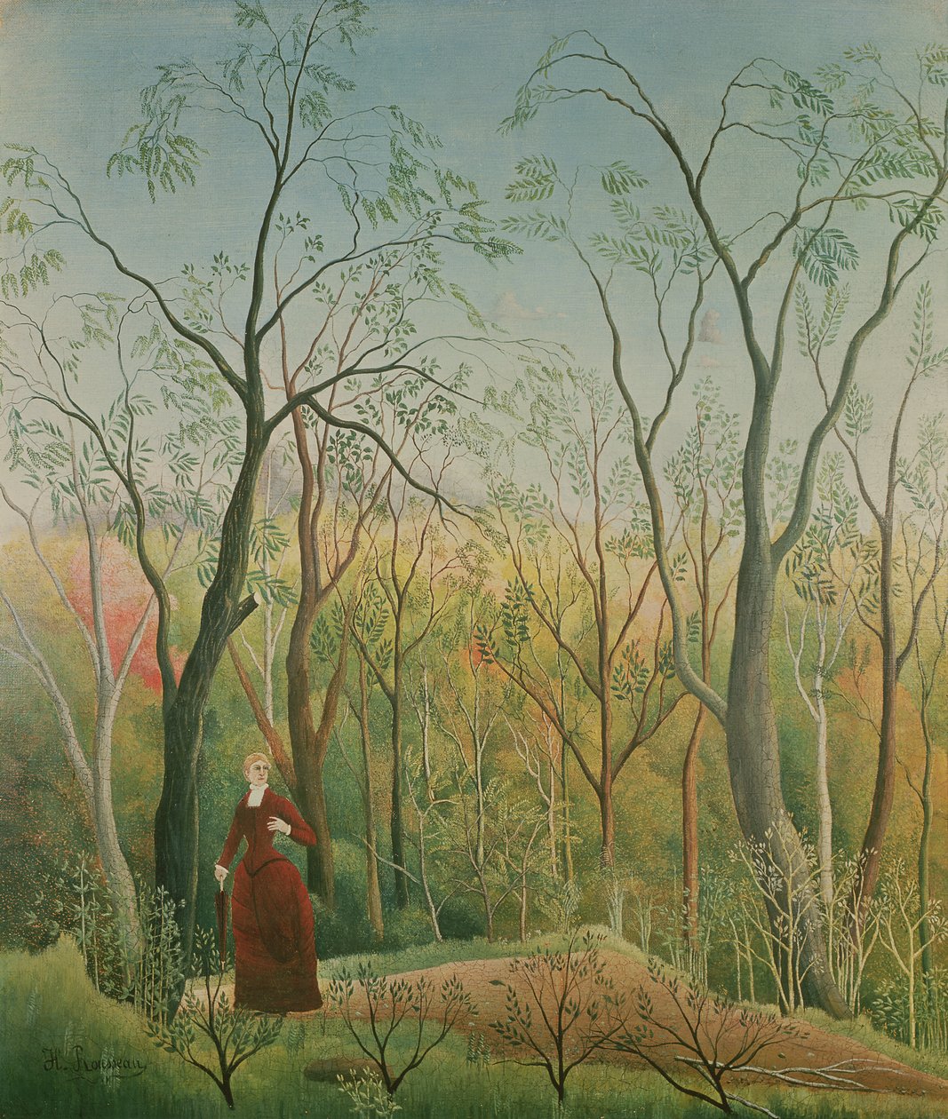 The Walk in the Forest, 1886-90 by Henri Rousseau