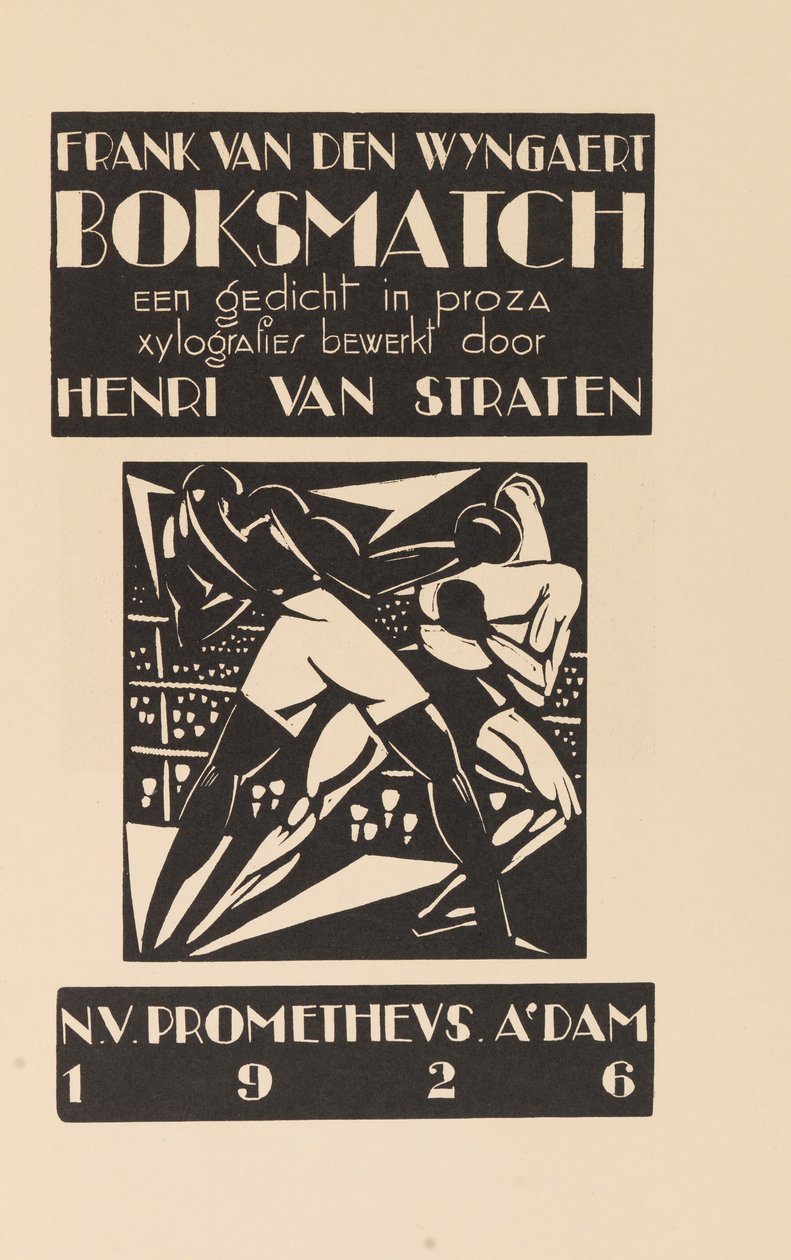 Boxing Match by Henri Van Straten