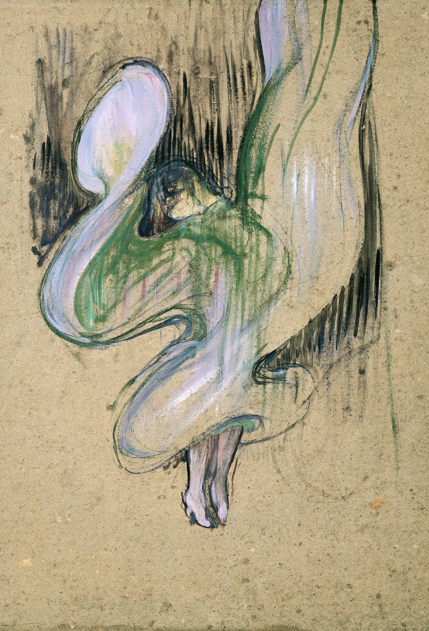 Study for Loie Fuller at the Folies-Bergere by Henri de Toulouse Lautrec