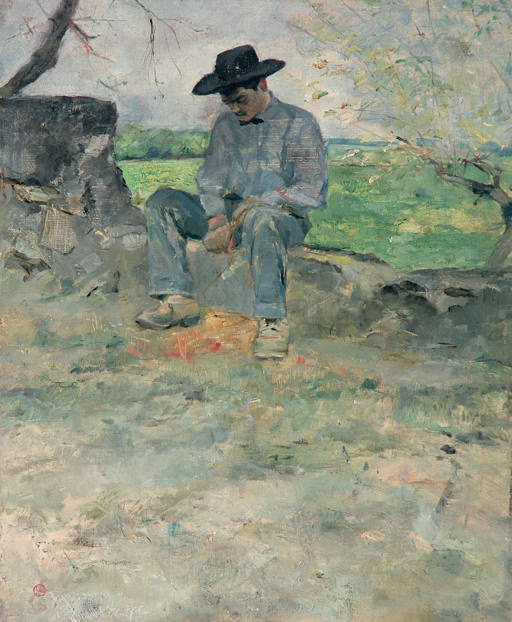 Young Routy at Celeyran by Henri de Toulouse Lautrec