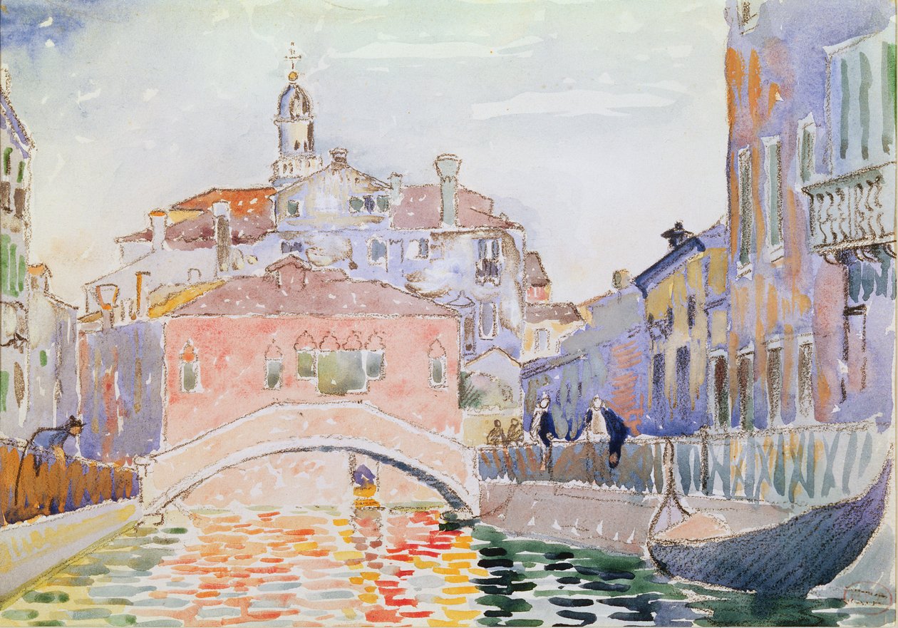 Canal in Venice by Henri Edmond Cross