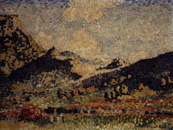 Study for the Small Maures Mountains by Henri Edmond Cross
