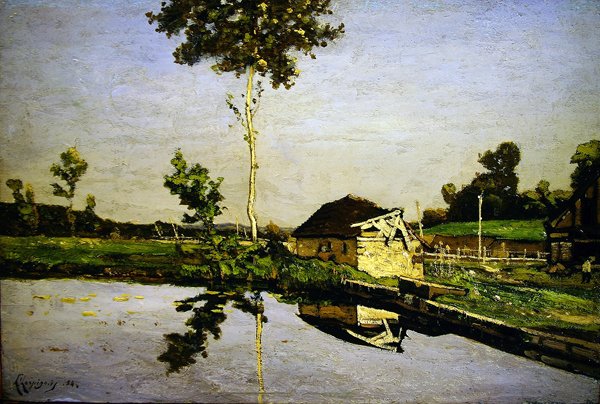 Landscape at Saint-Prive (Yonne) by Henri Joseph Harpignies