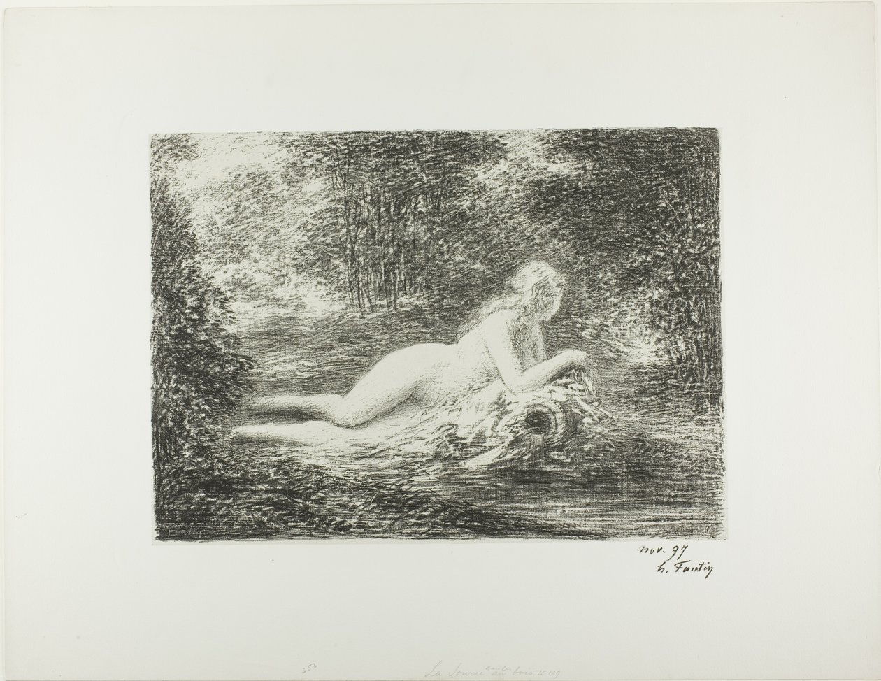 The Spring in the Woods by Ignace Henri Jean Fantin Latour
