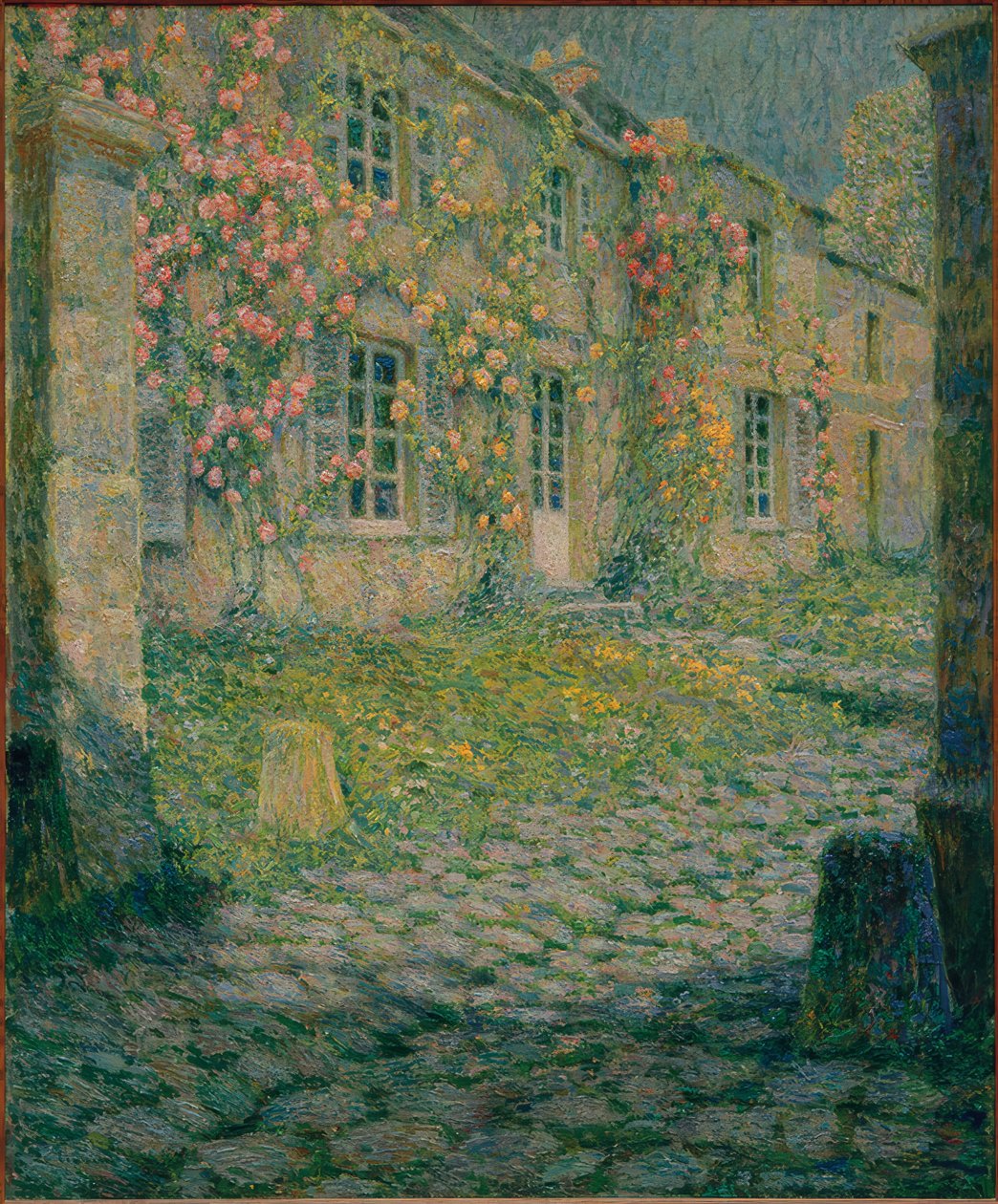 The House with Roses, Versailles by Henri Le Sidaner