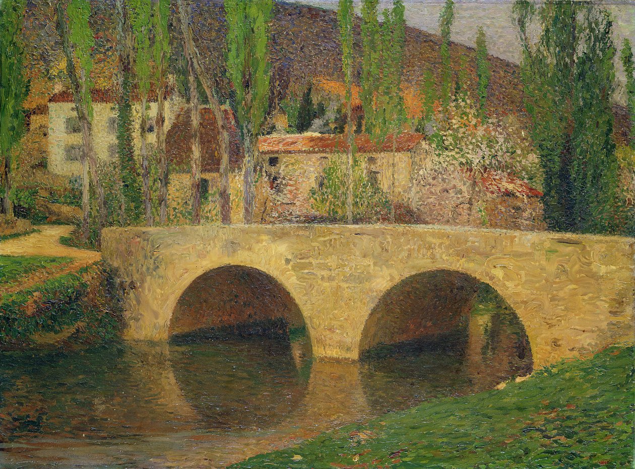 Hamlet by the Bridge by Henri Martin