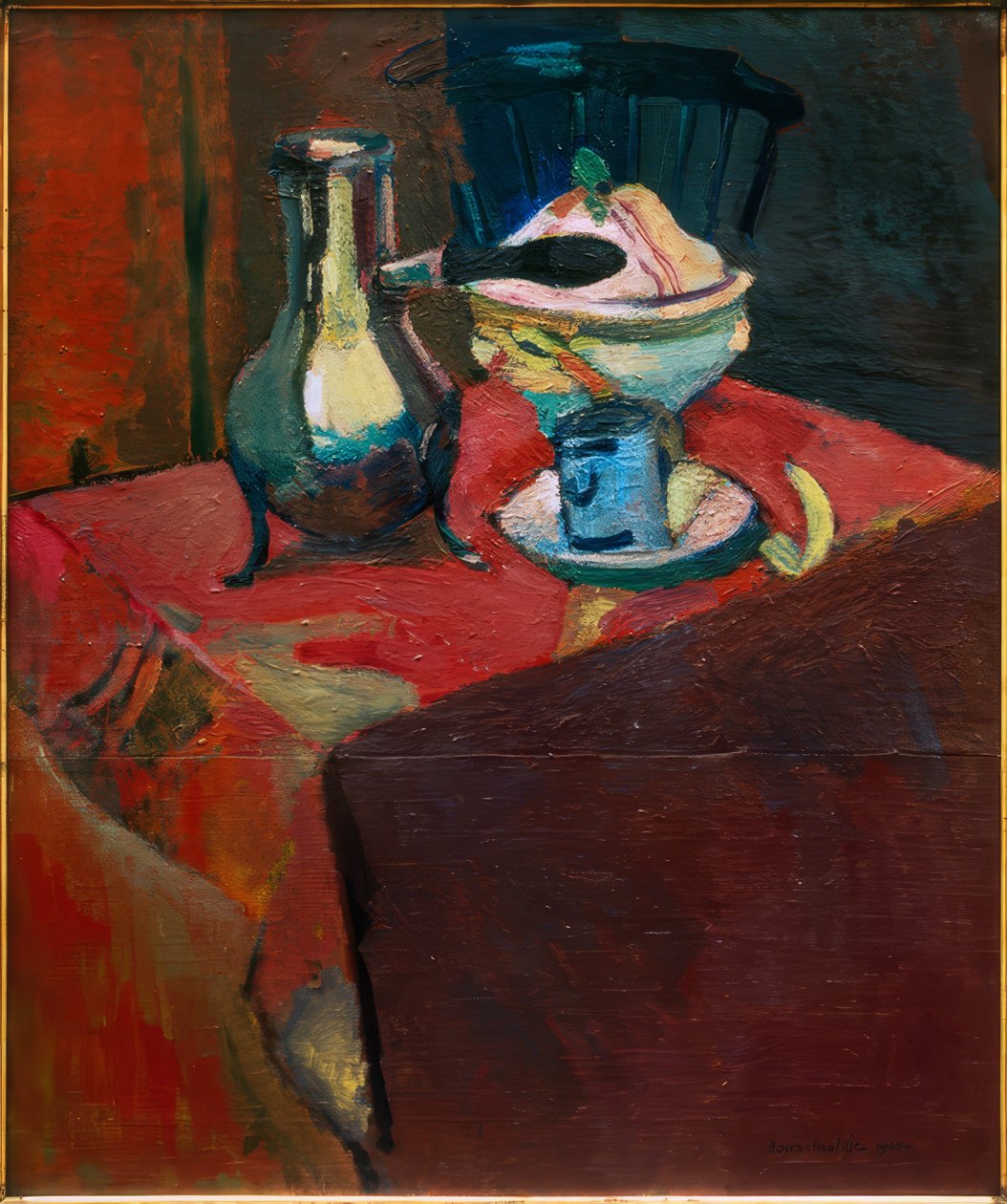Crockery on the Table by Henri Matisse