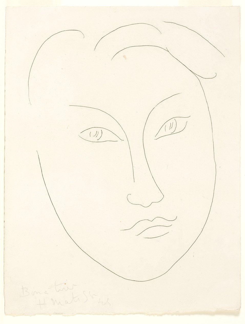 Face of a Young Boy by Henri Matisse