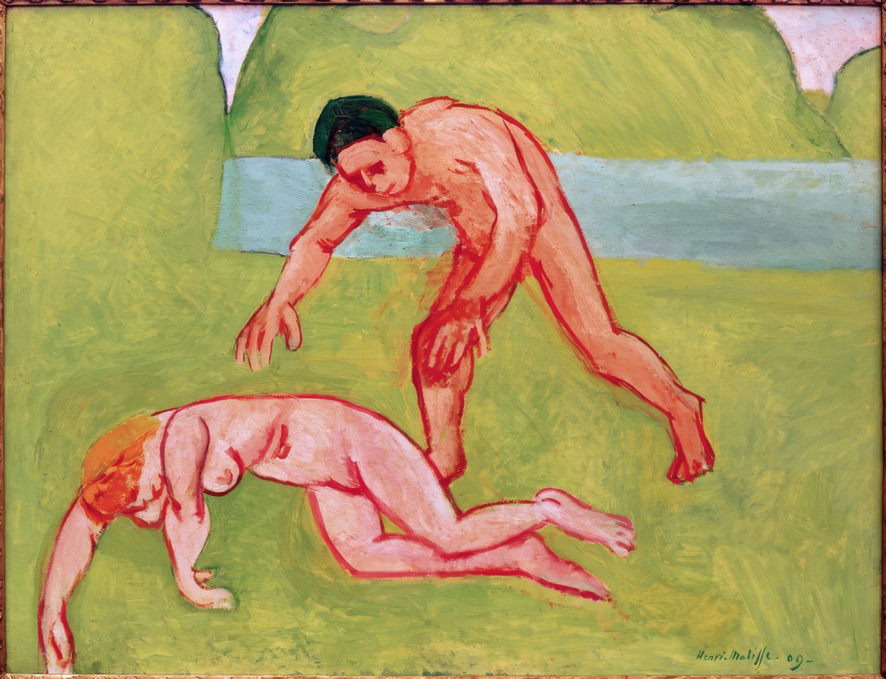 Nymph and Satyr by Henri Matisse