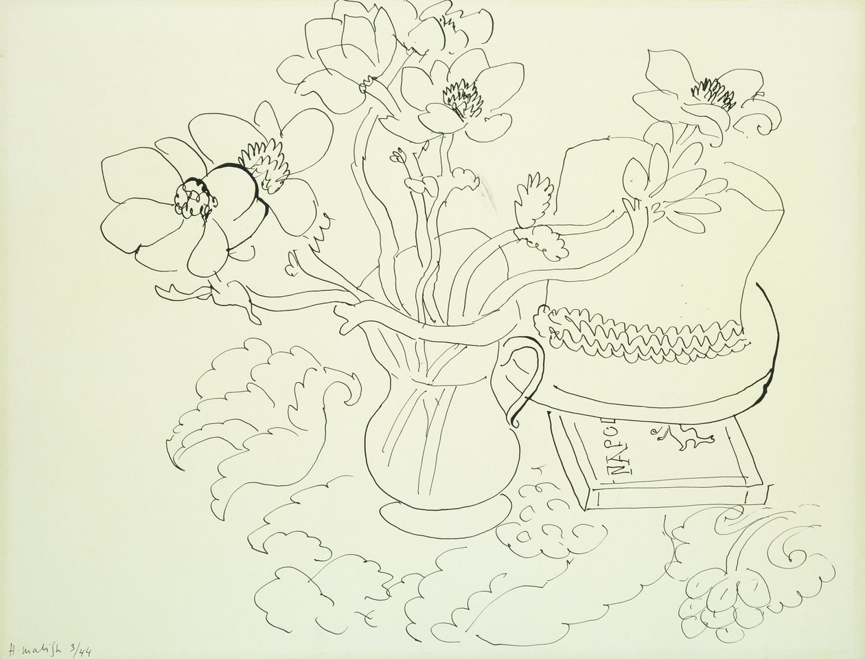 Vase of Anemones by Henri Matisse