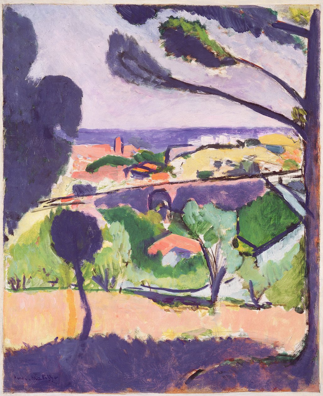 View of Collioure and the Sea by Henri Matisse