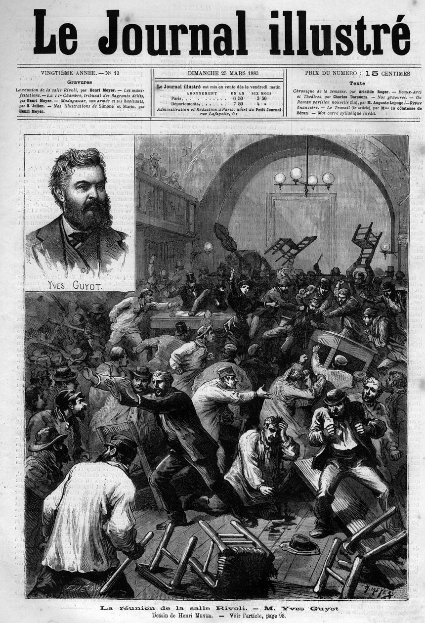 The Demonstration of March 11 by Henri Meyer
