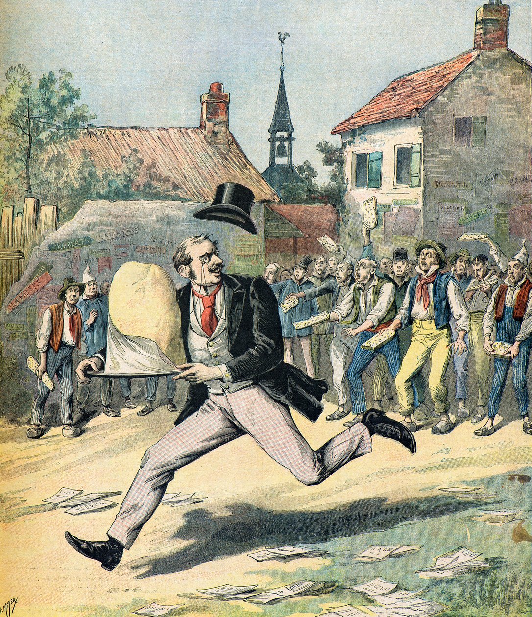 Satire on the Aftermath of an Election by Henri Meyer
