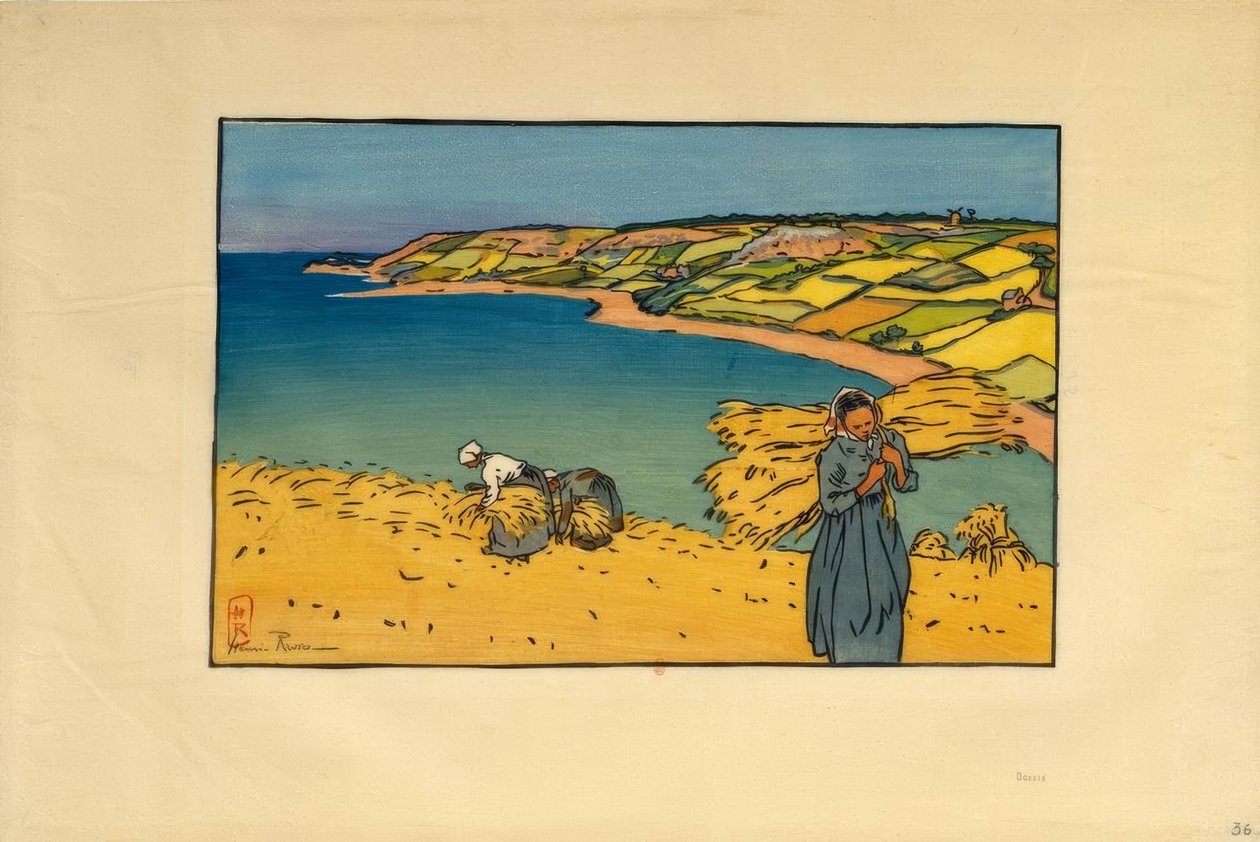 The Bay of Launay (Loguivy) by Henri Rivière
