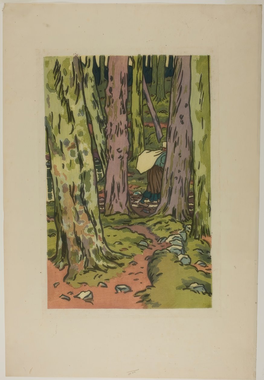 Laundry Under Trees at Loguivy by Henri Rivière