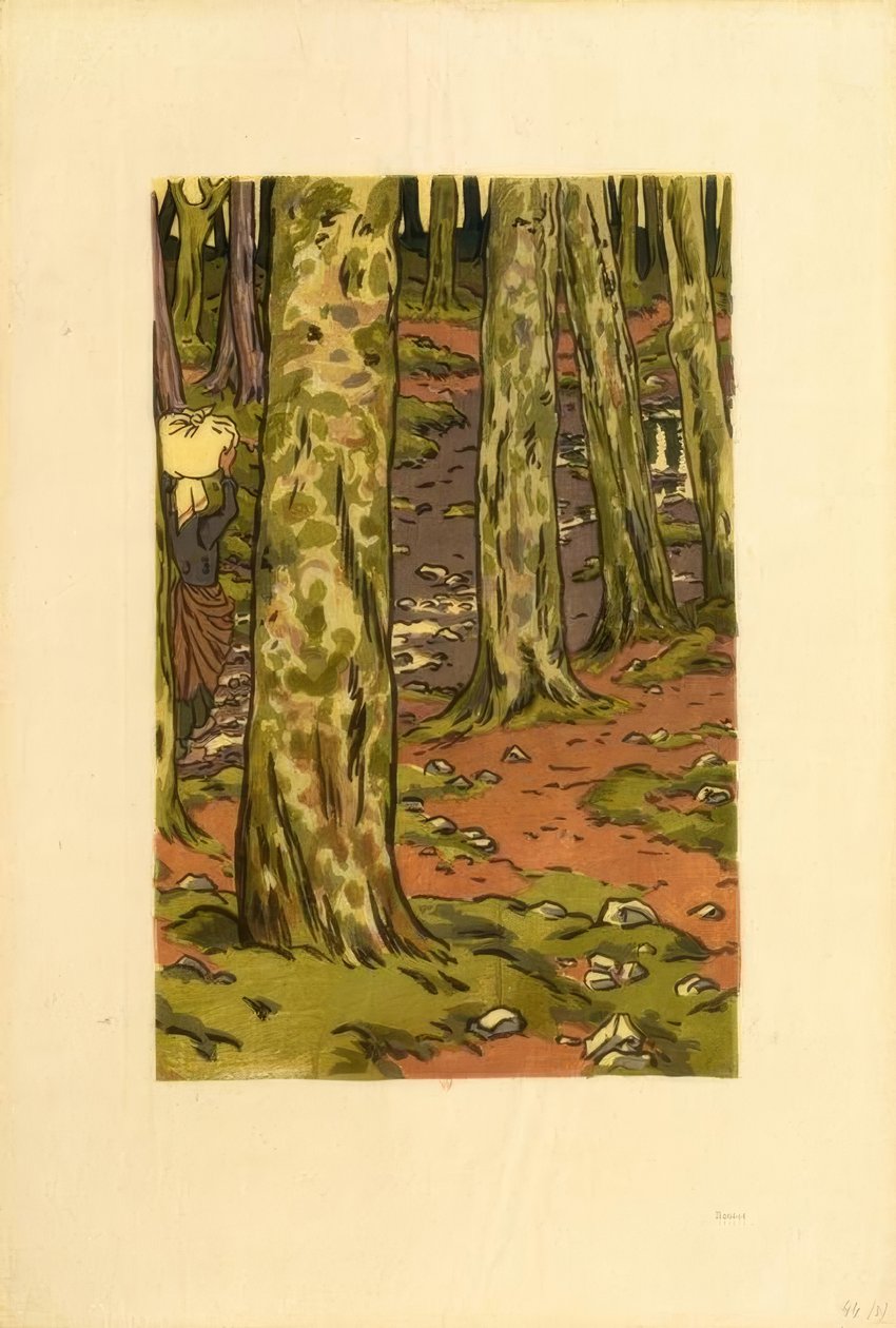 Washing Place in the Woods at Loguivy by Henri Rivière