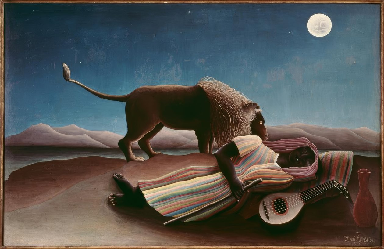 The Sleeping Gypsy by Henri Rousseau
