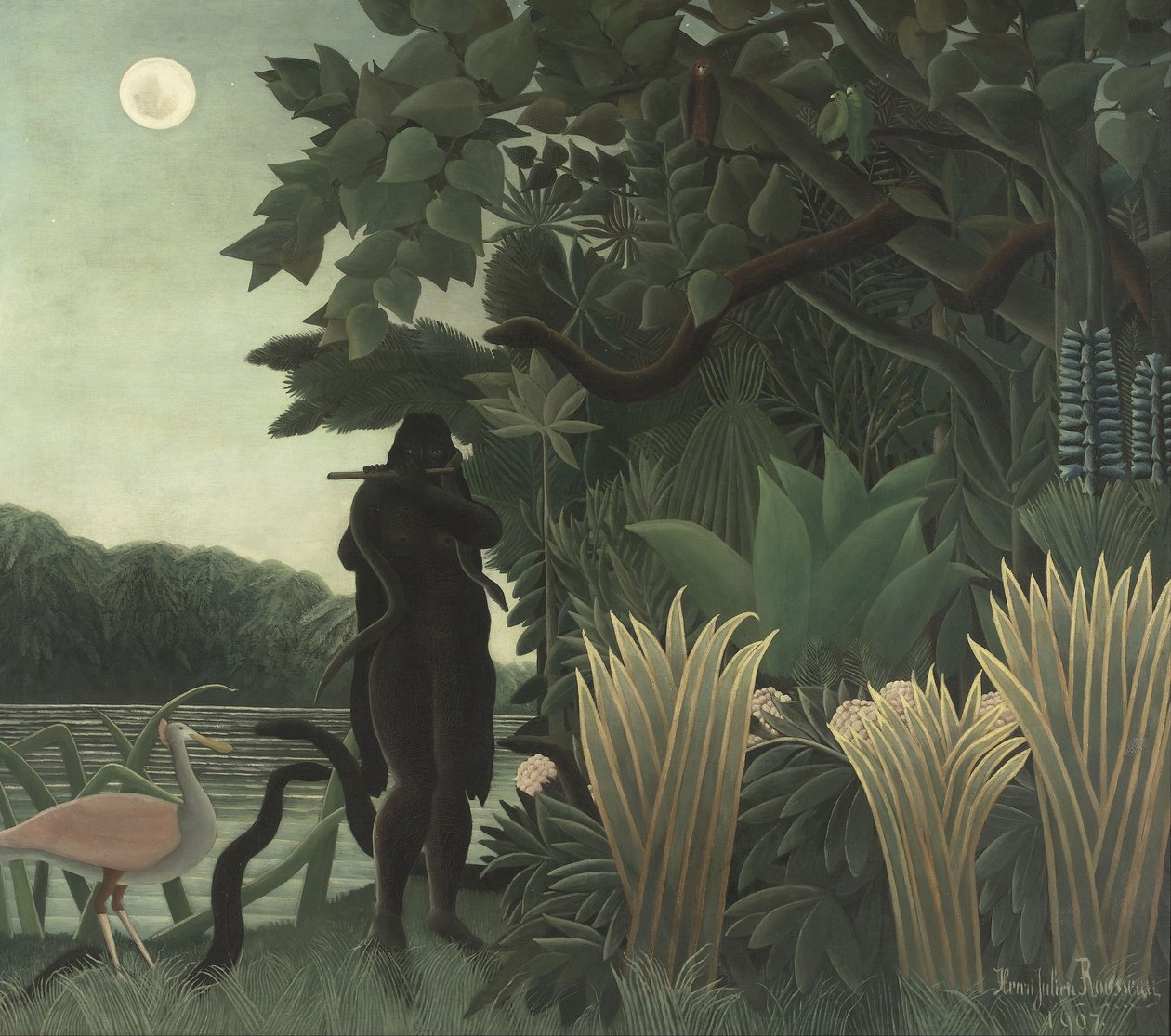 The Snake Charmer, 1907 by Henri Rousseau