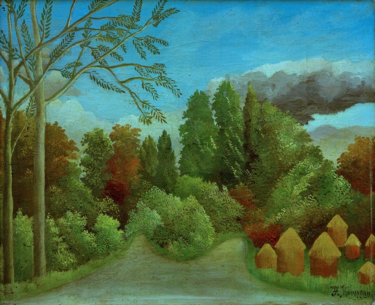 View of the Banks of the Oise by Henri Rousseau