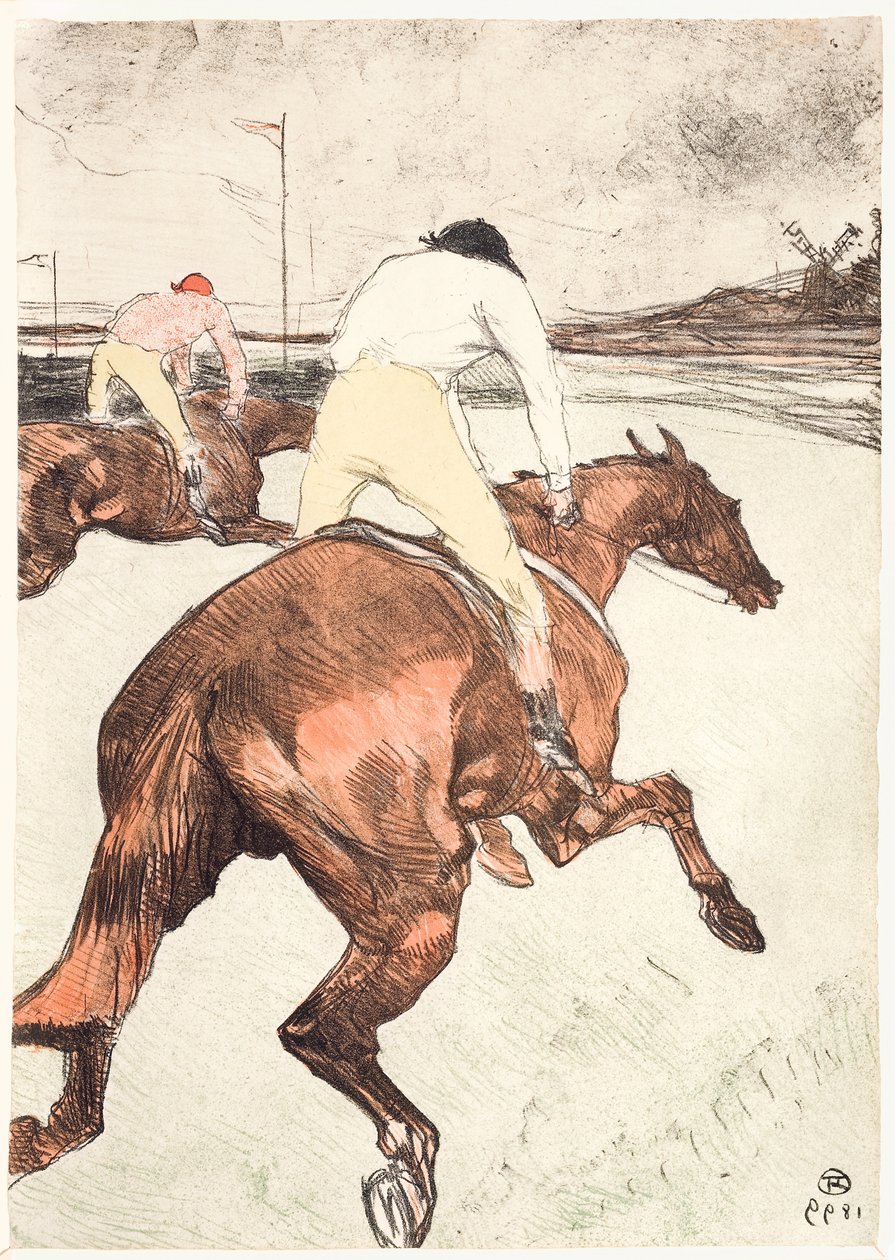 The Jockey by Henri de Toulouse Lautrec