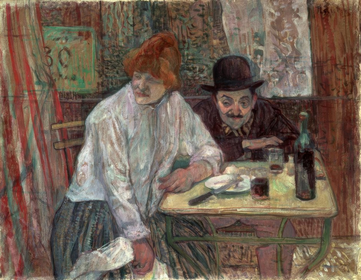 At La Mie by Henri de Toulouse Lautrec