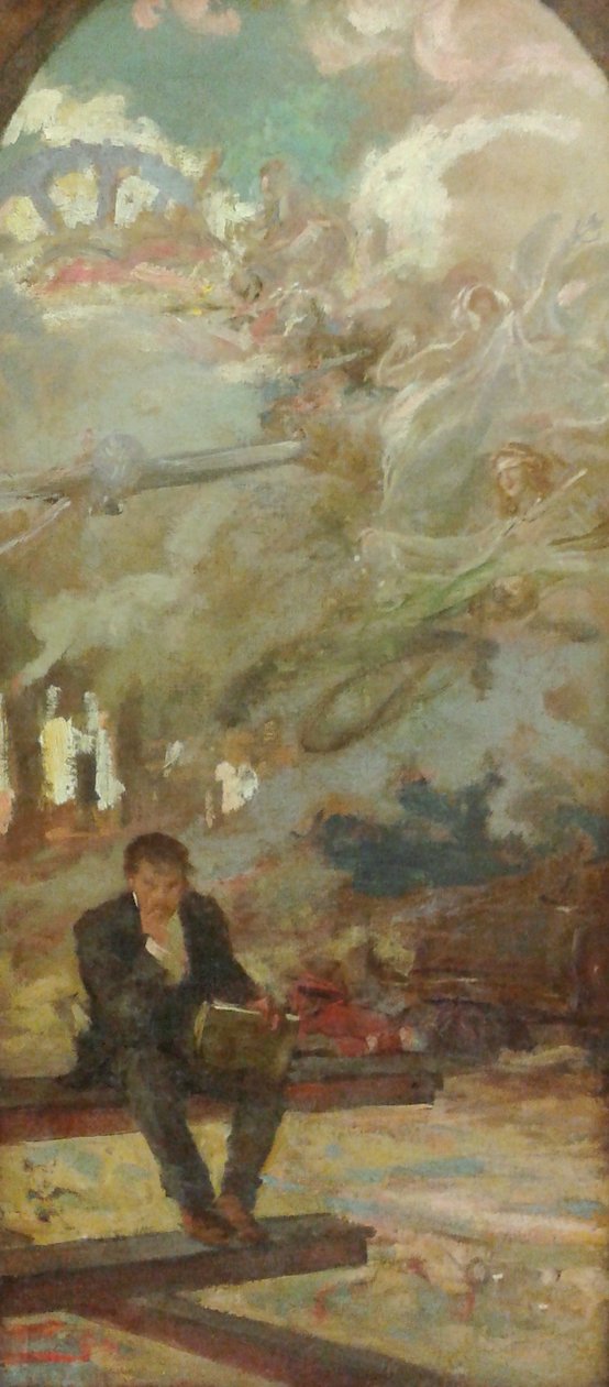 Allegory [Study for the Club de Engenharia Decoration] by Henrique Bernardelli