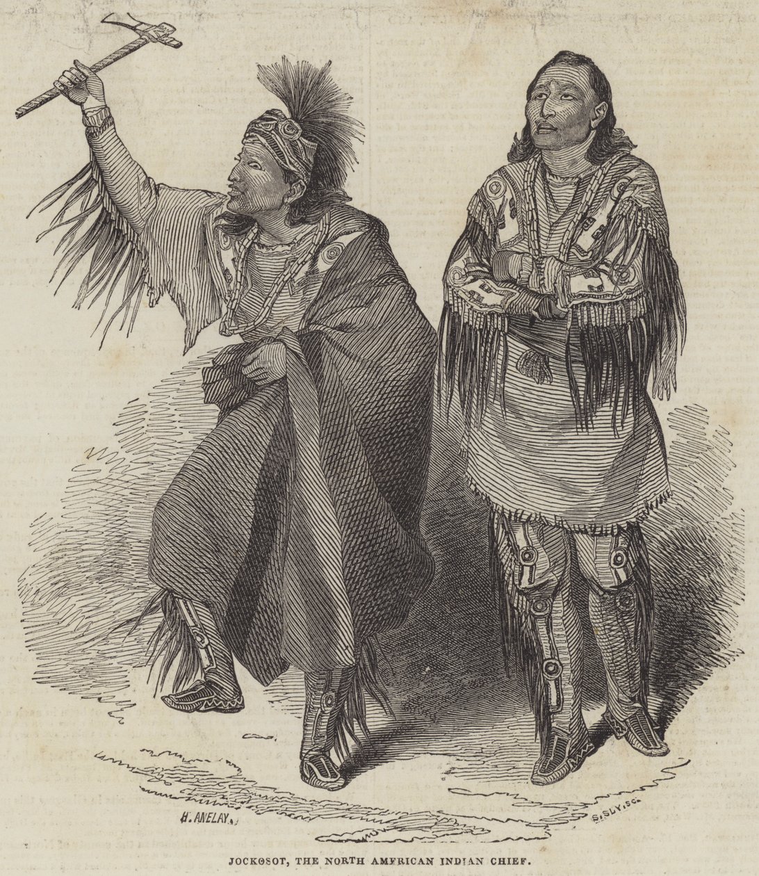 Jockosot, the North American Indian Chief by Henry Anelay