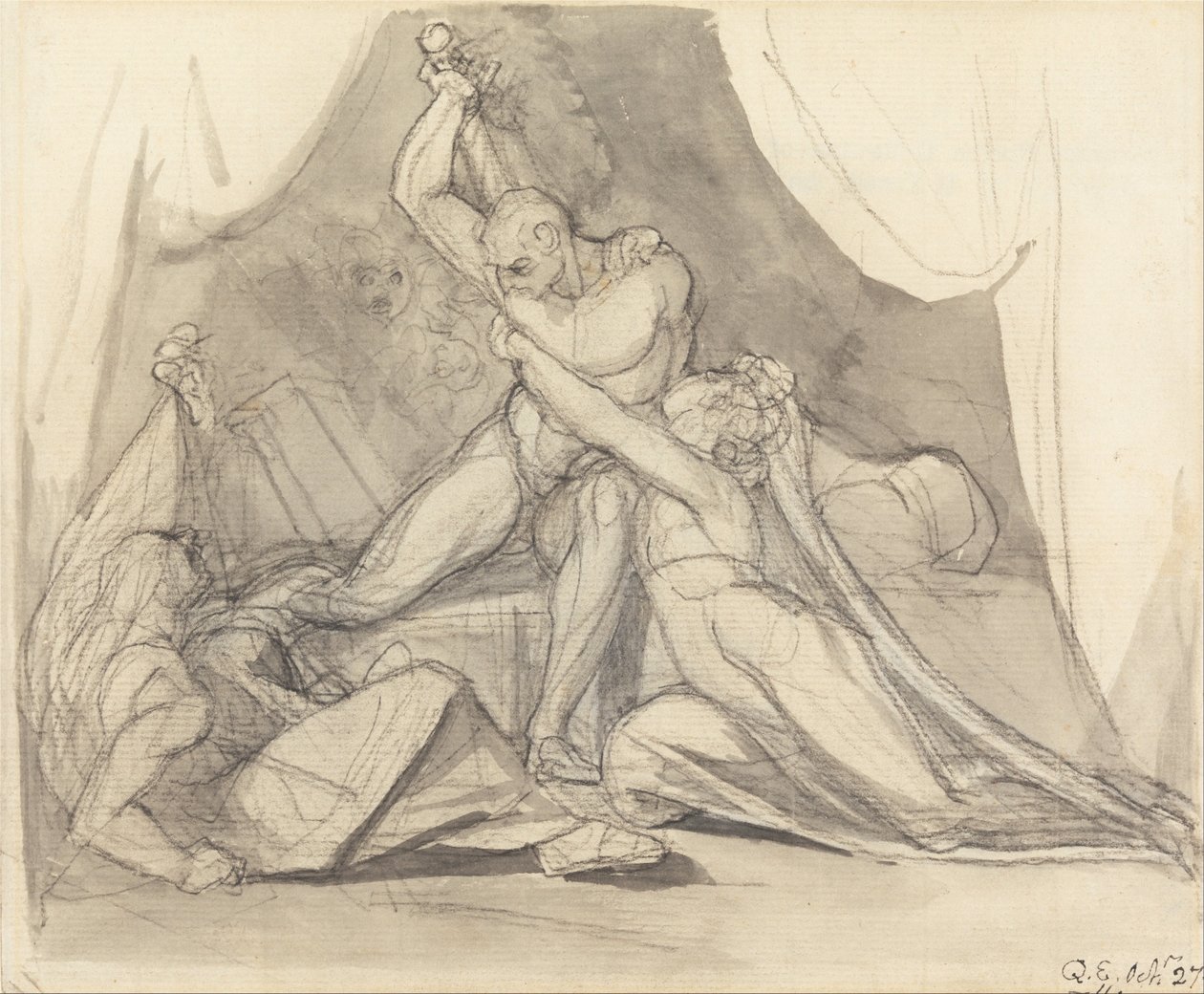Percival Frees Belisane from the Spell of Urma by Johann Heinrich Füssli
