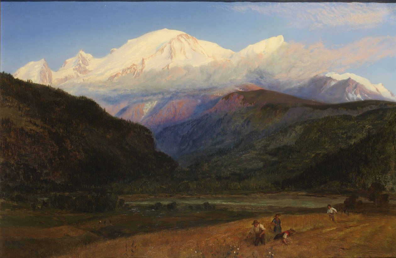 Mont Blanc from Servoz by Henry Moore