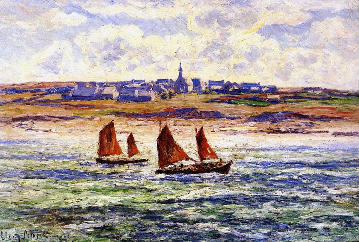 Paulgoazec, Brittany, 1906 by Henry Moret