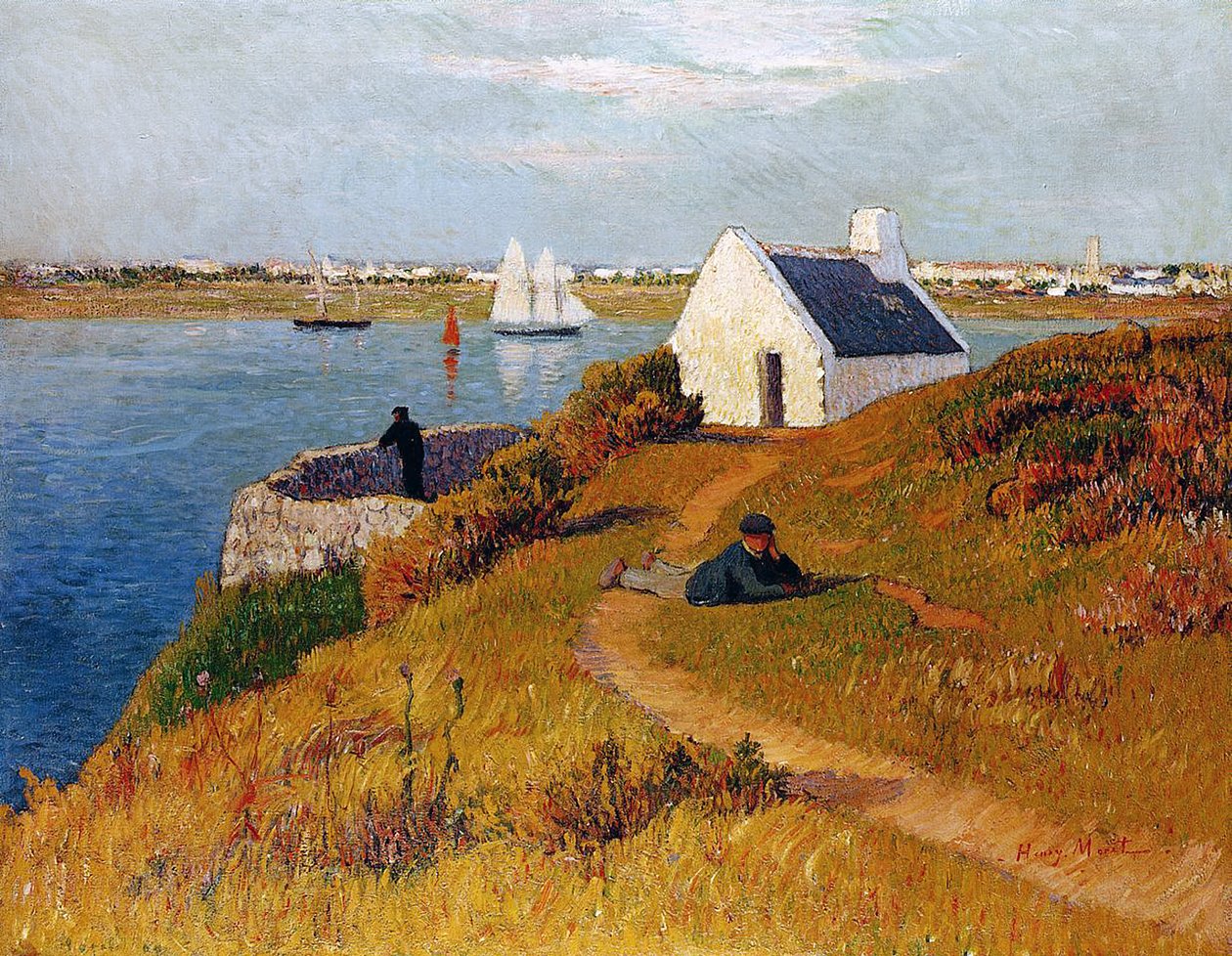 View of Lorient, Brittany by Henry Moret