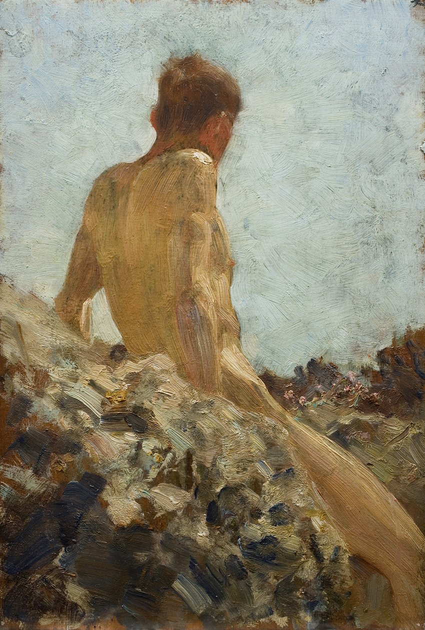 Nude Study by Henry Scott Tuke
