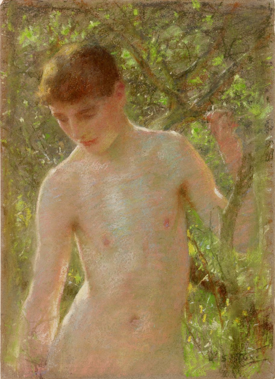 Study of a Boy by Henry Scott Tuke