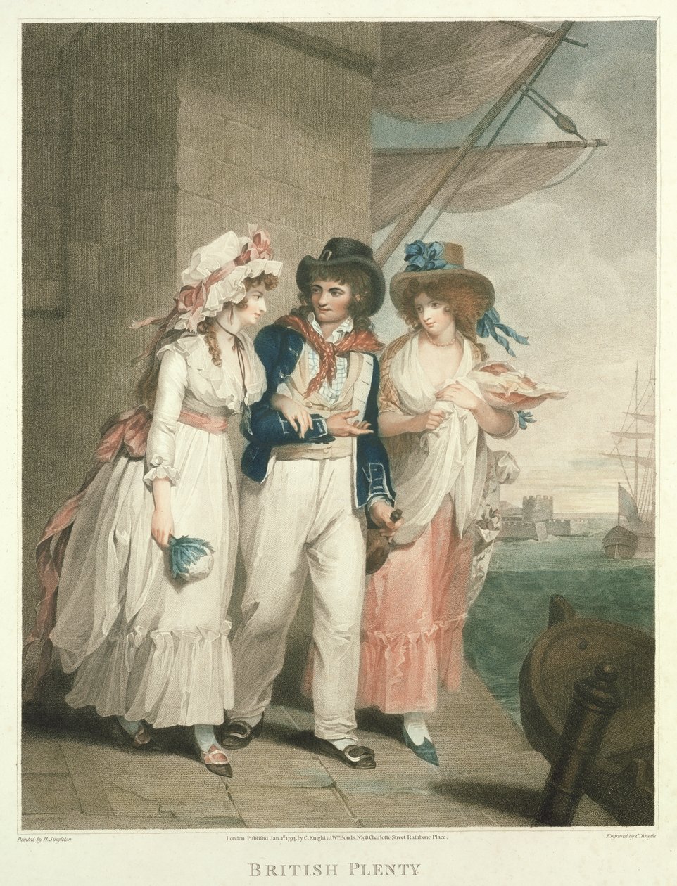 British Plenty, engraved and published by Charles Knight by Henry Singleton