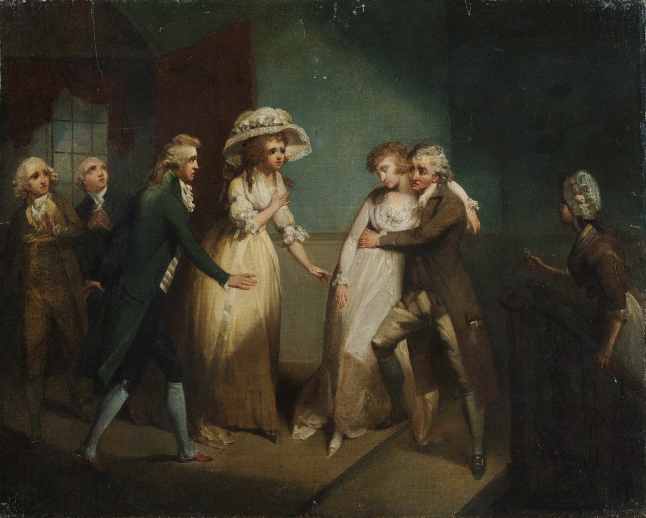 Camilla Fainting in the Arms of Her Father, Illustration of a Scene from 