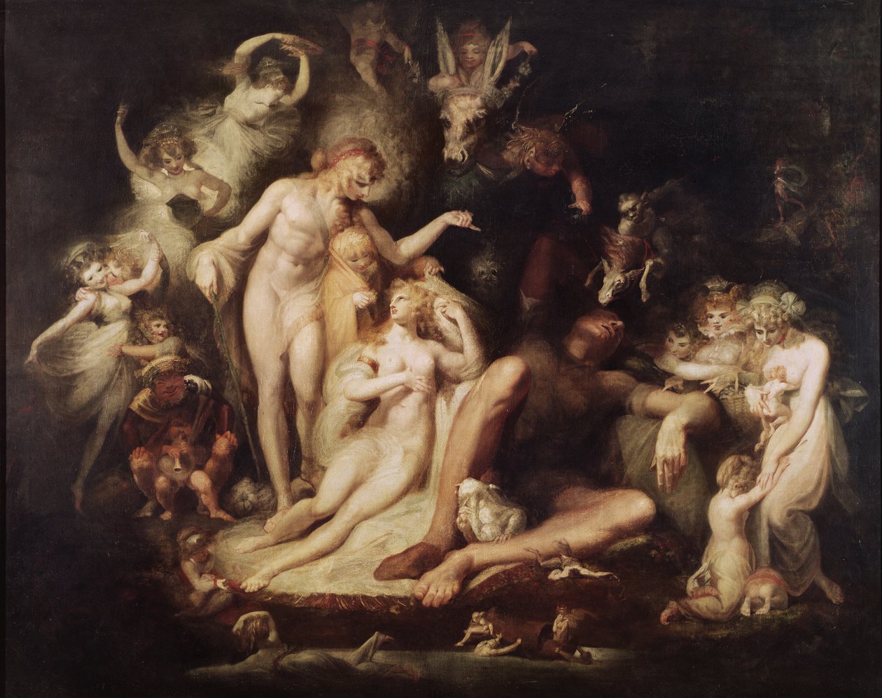 The Awakening of Titania by Johann Heinrich Füssli