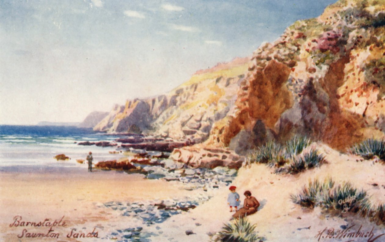 Saunton Sands, Barnstaple by Henry B. (after) Wimbush