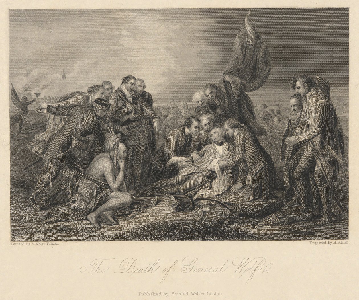 The Death of General Wolfe by Henry Bryan Hall I